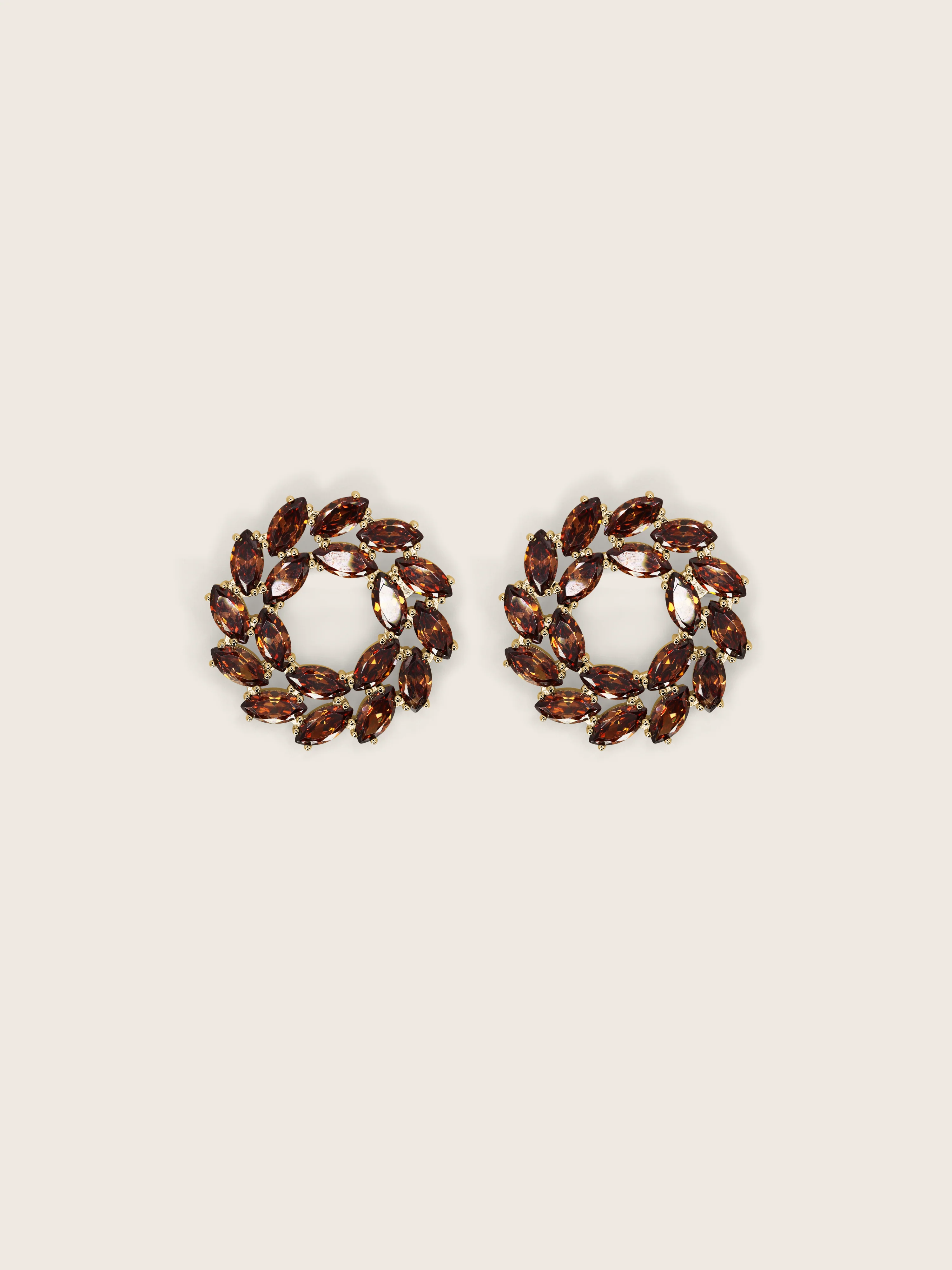 Amanda Earrings - Chocolate - Image 3