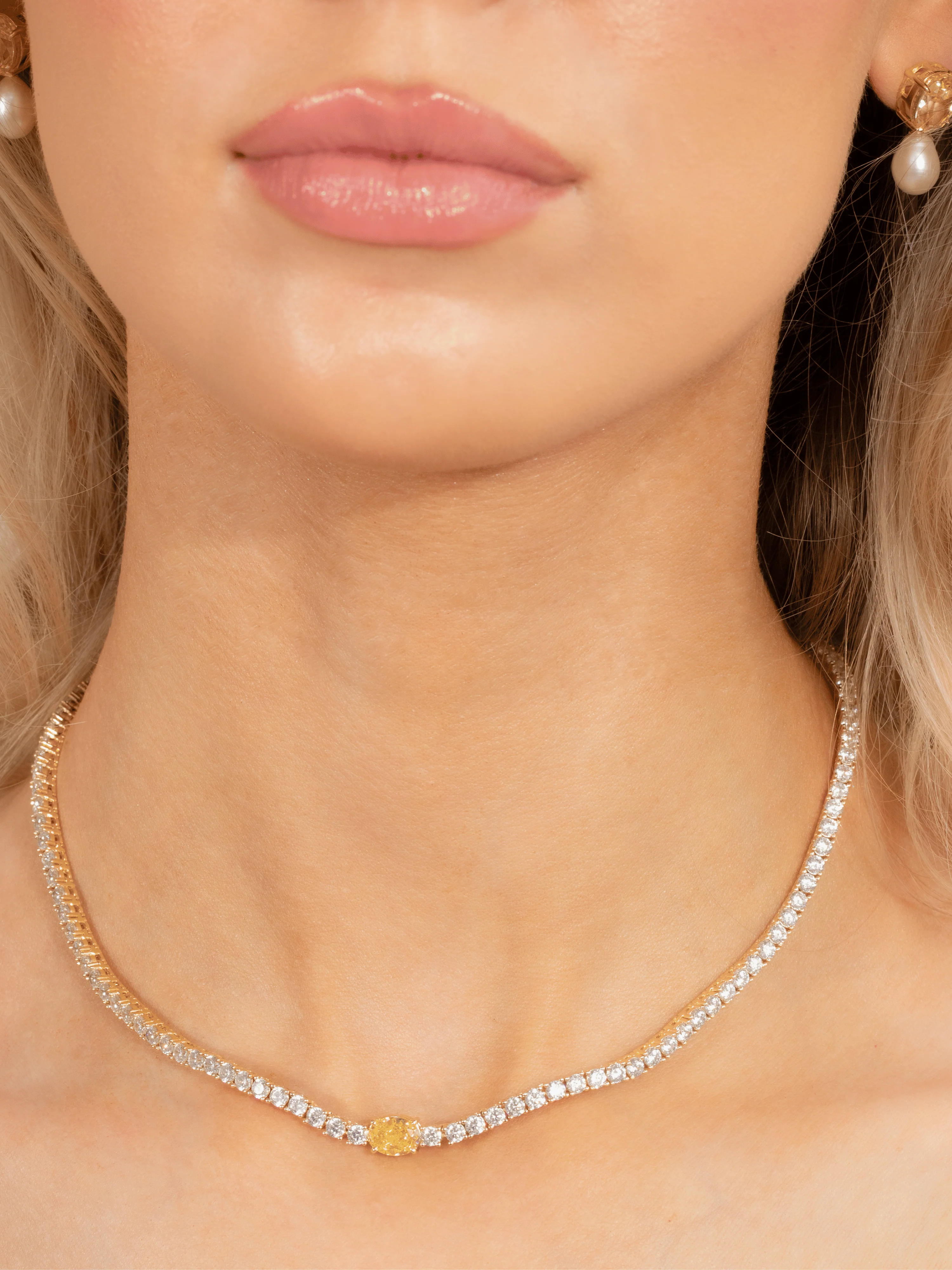 Aurelia Set - Lemondrop - Necklace, Earrings & Bracelet - Image 2