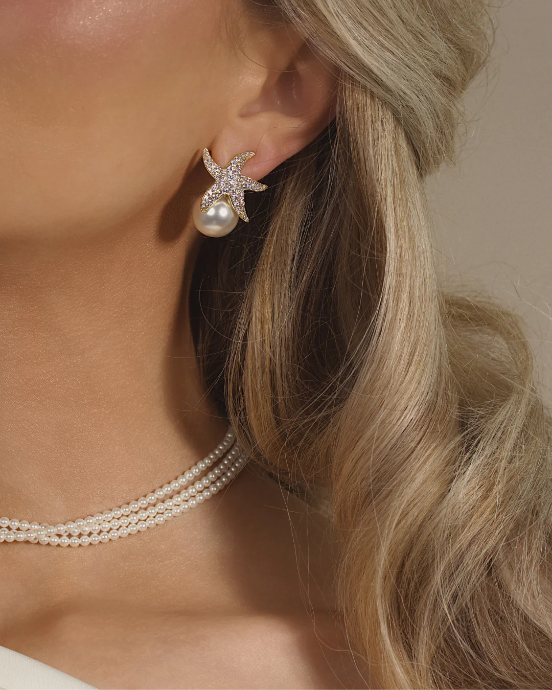 *PRE-ORDER FOR EST. 27TH JUNE* Marina Pearl Earrings - Image 4