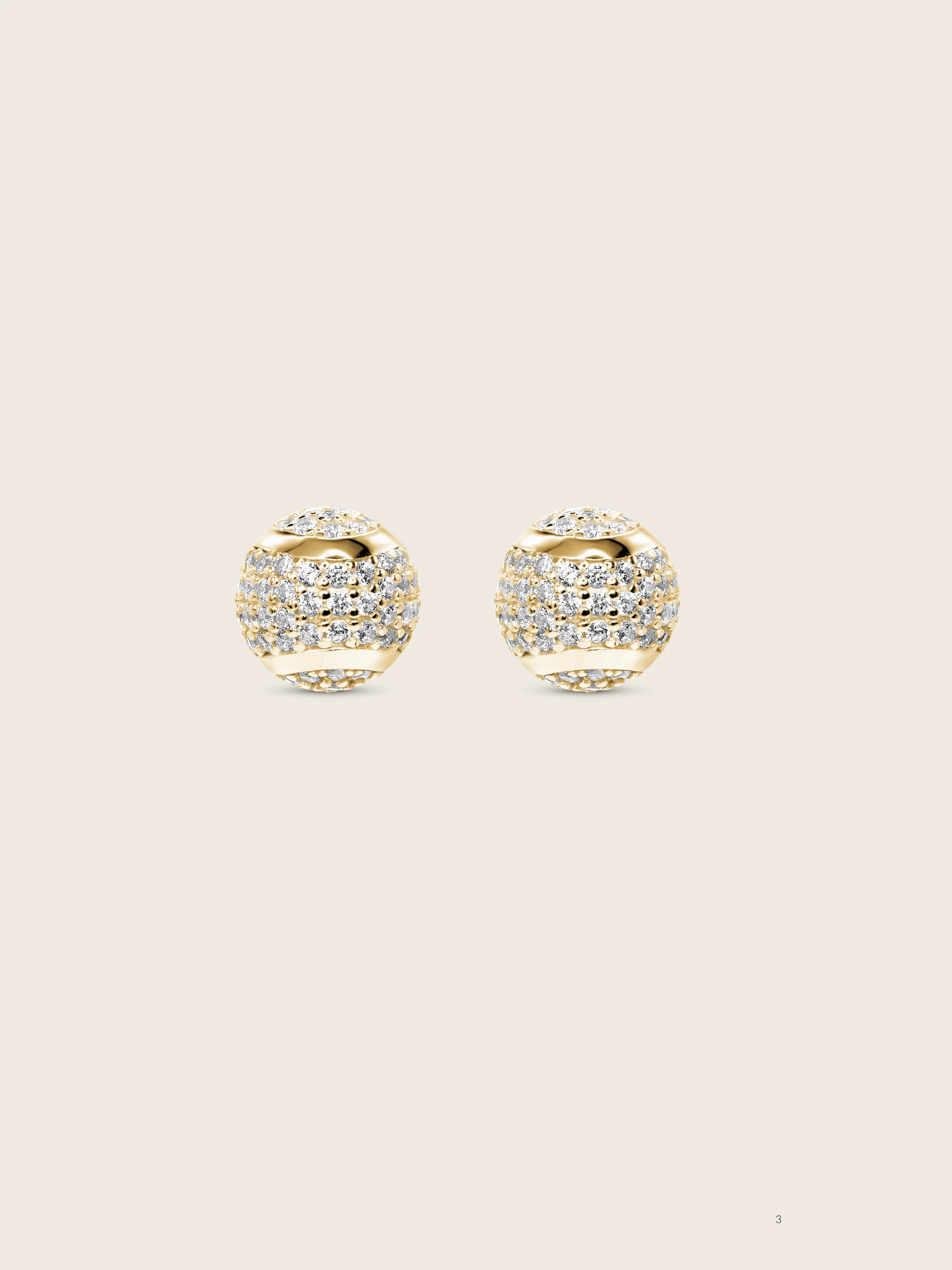 Court Earrings Pavé