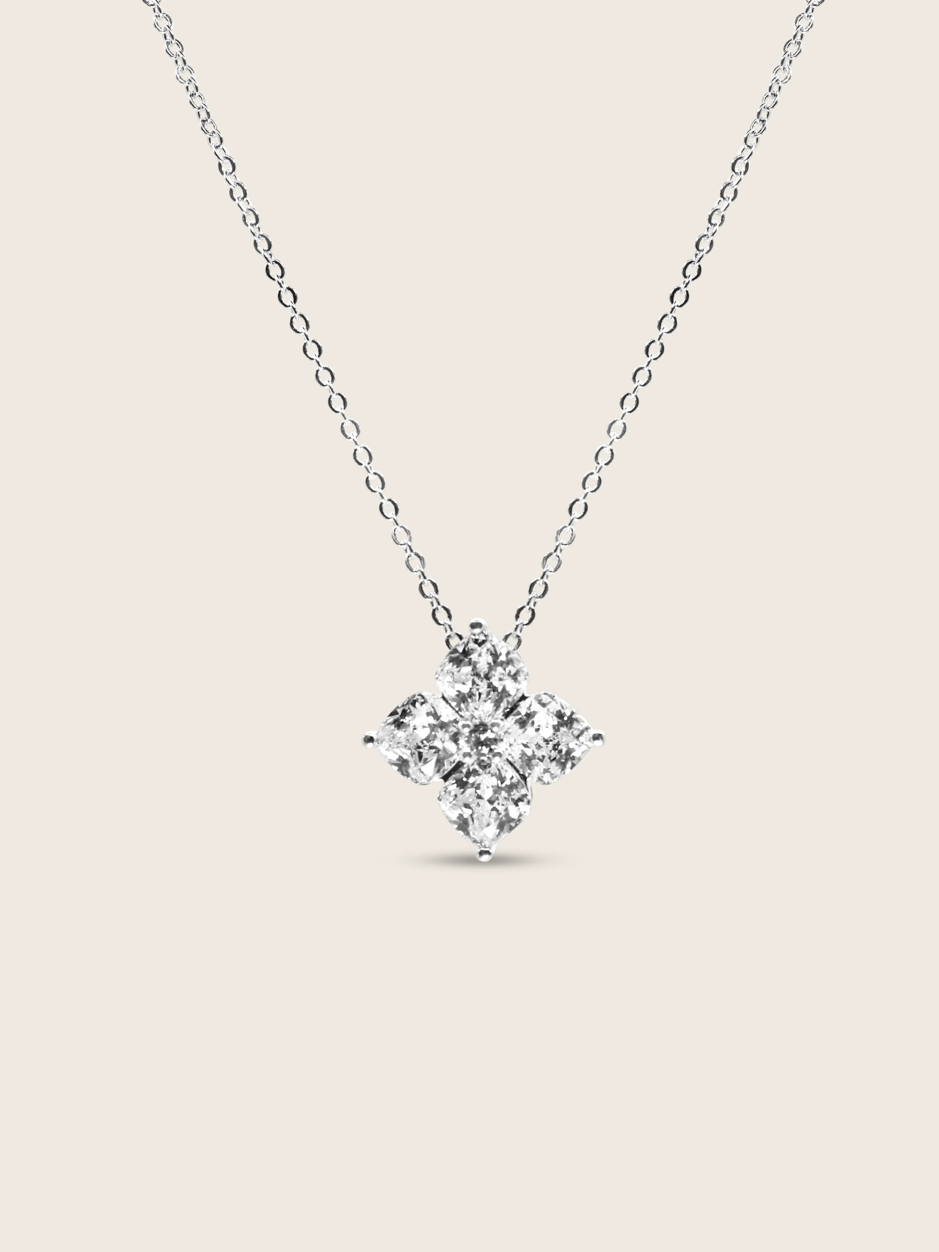 Crystal Hydrangea Necklace - Image 2