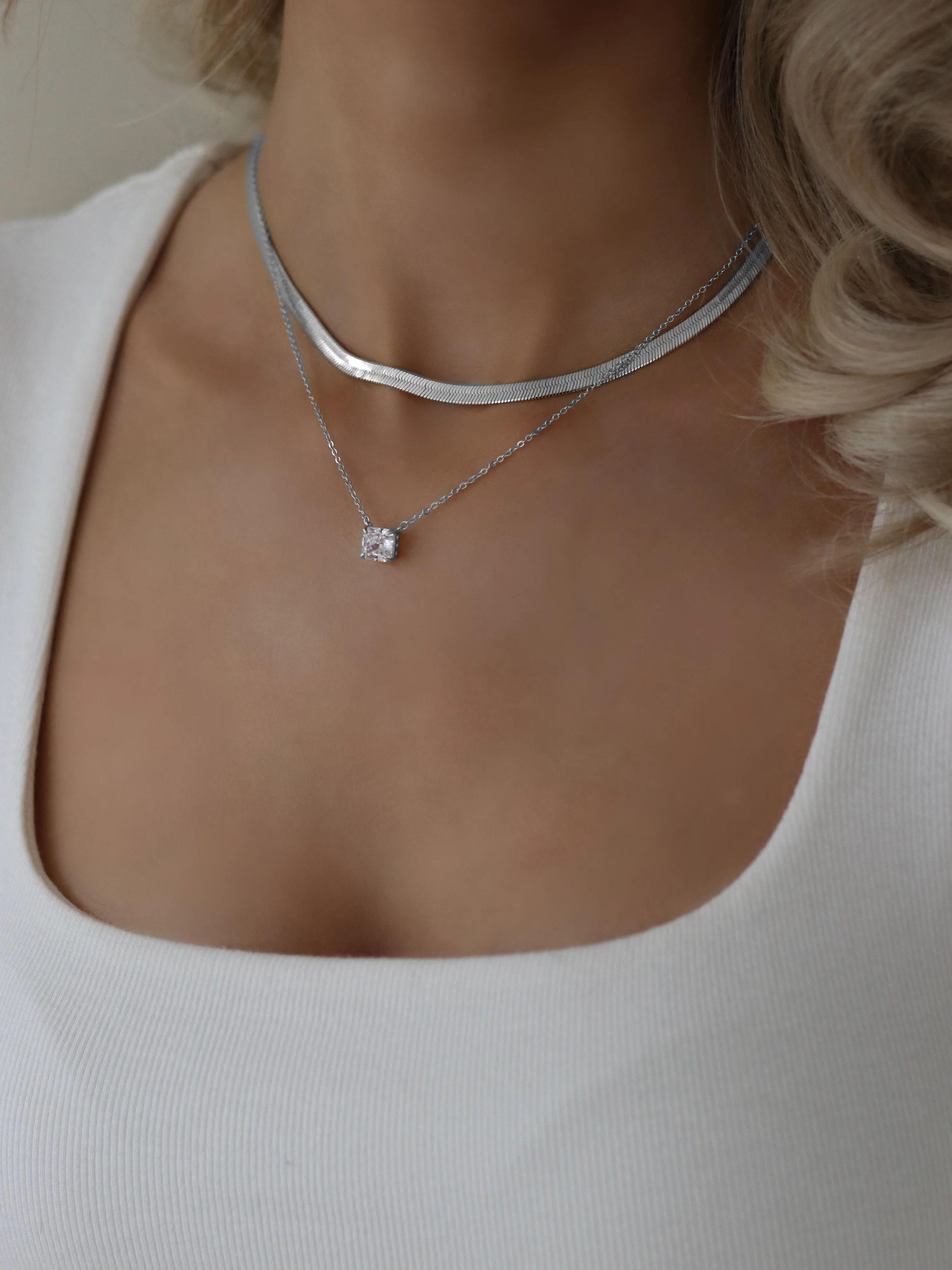 Dakota Herringbone Necklace - Image 2