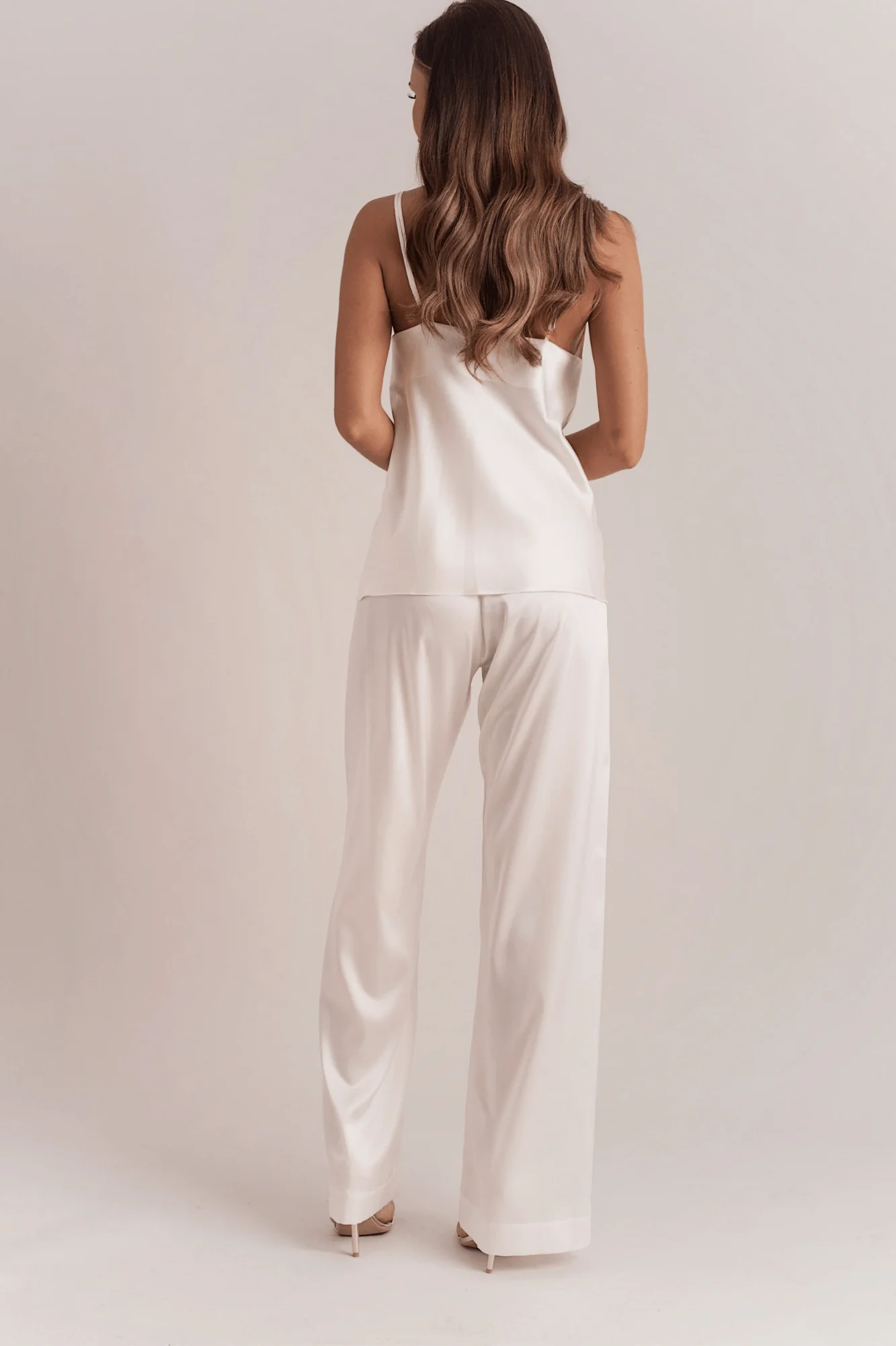 Davenport Silk Pants - Ivory - Image 3