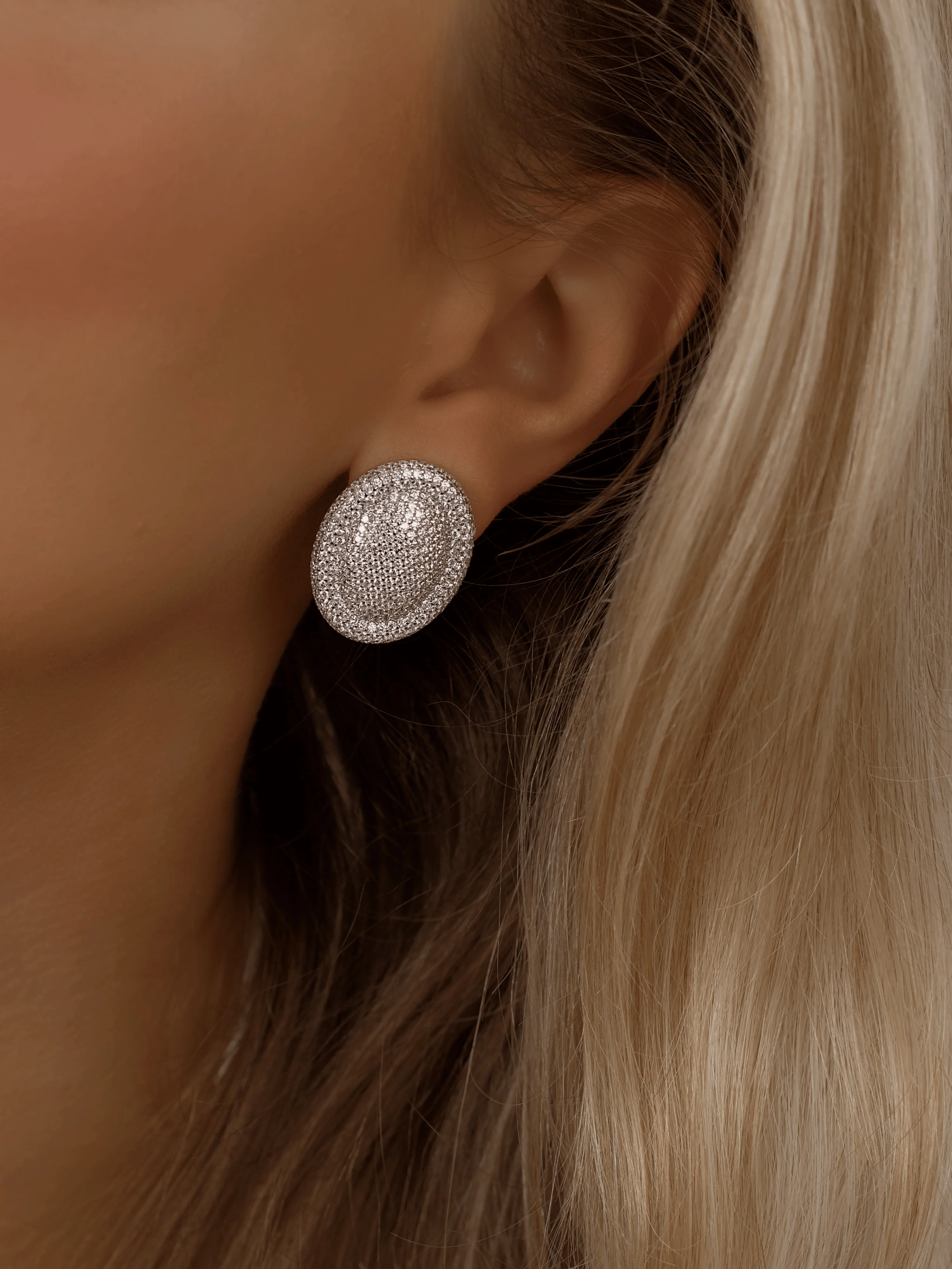 Gigi Earrings Pavé - Image 2