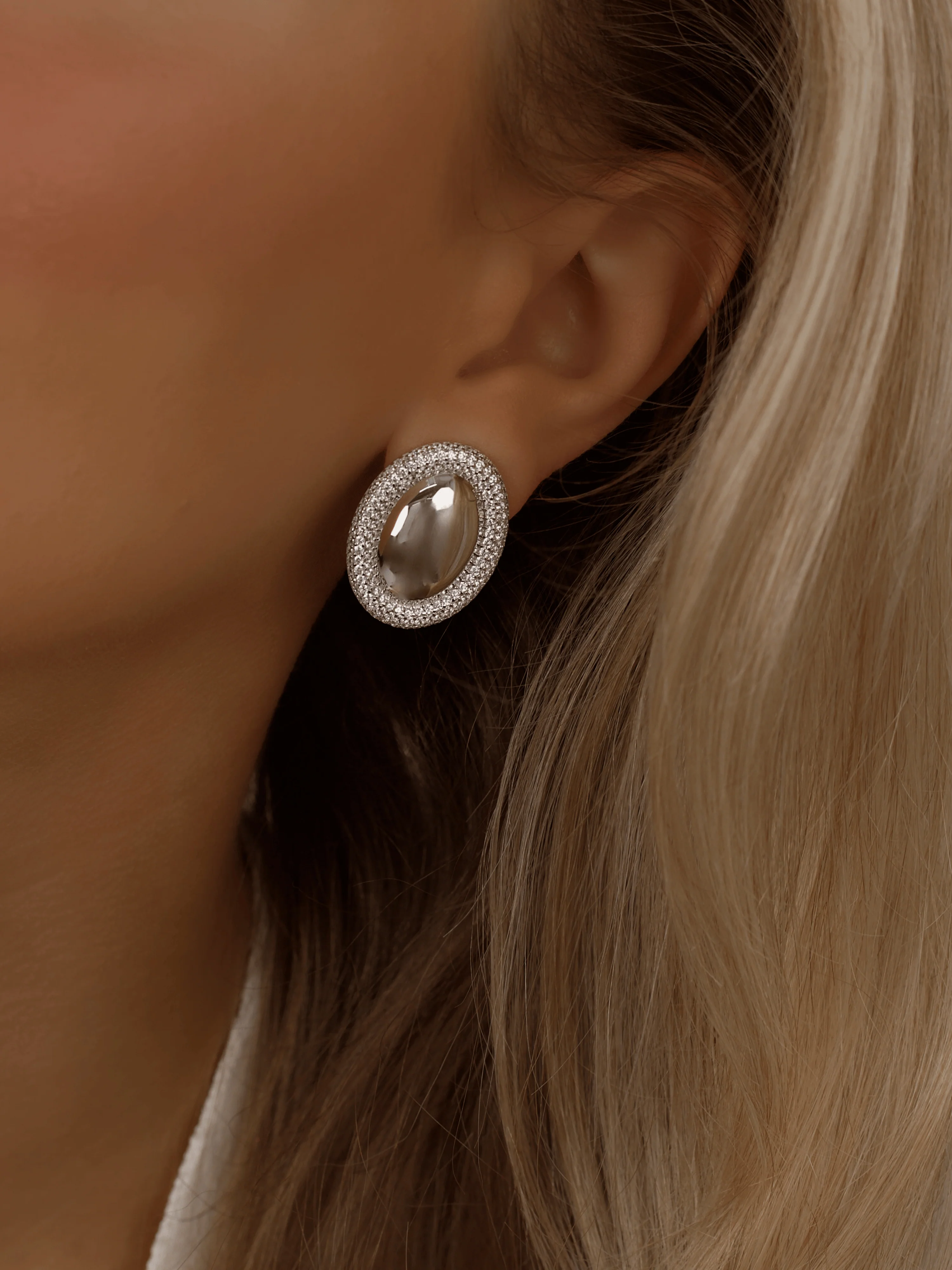Gigi Earrings Semi-Pavé - Image 2