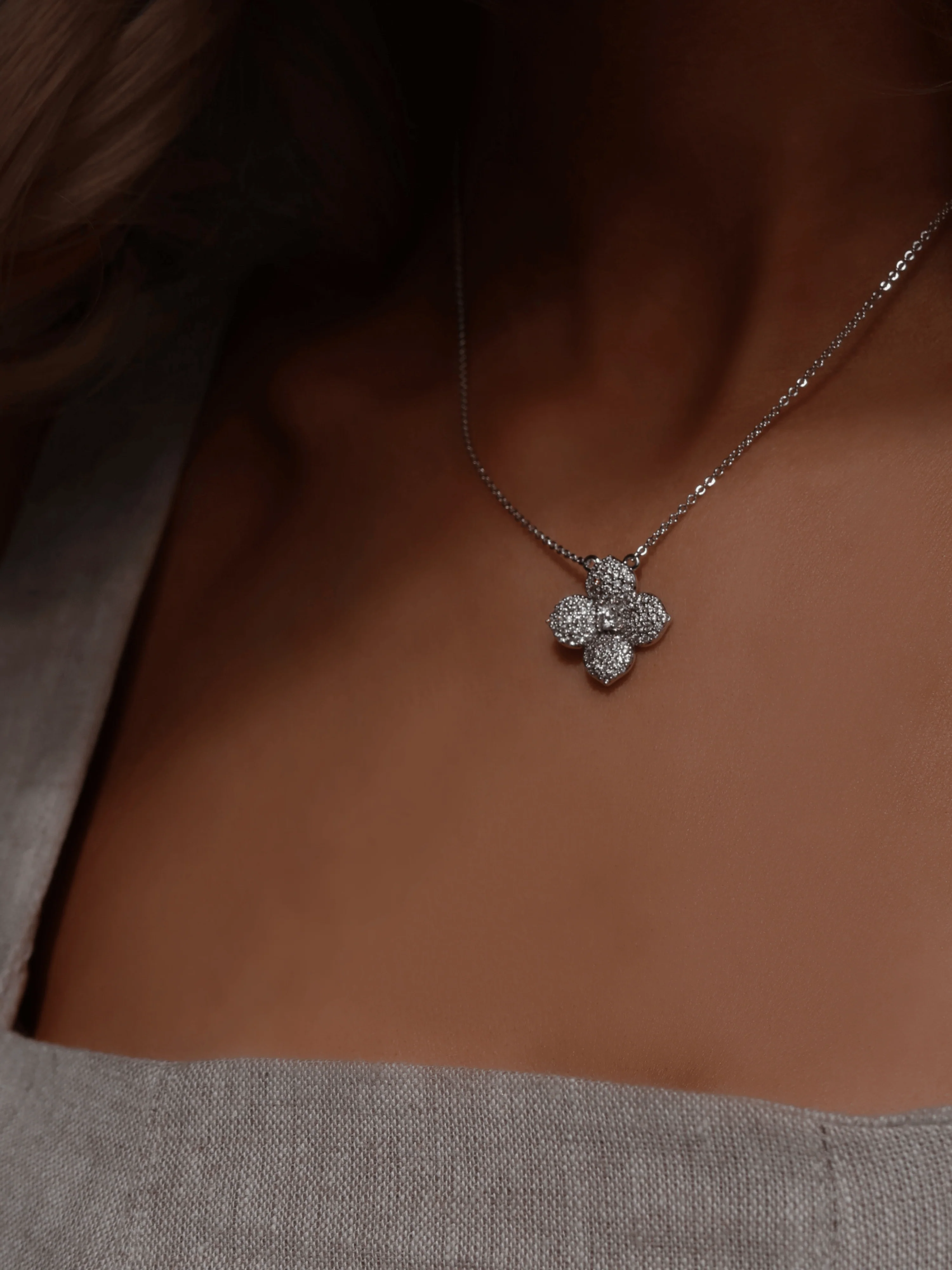 Hydrangea Necklace