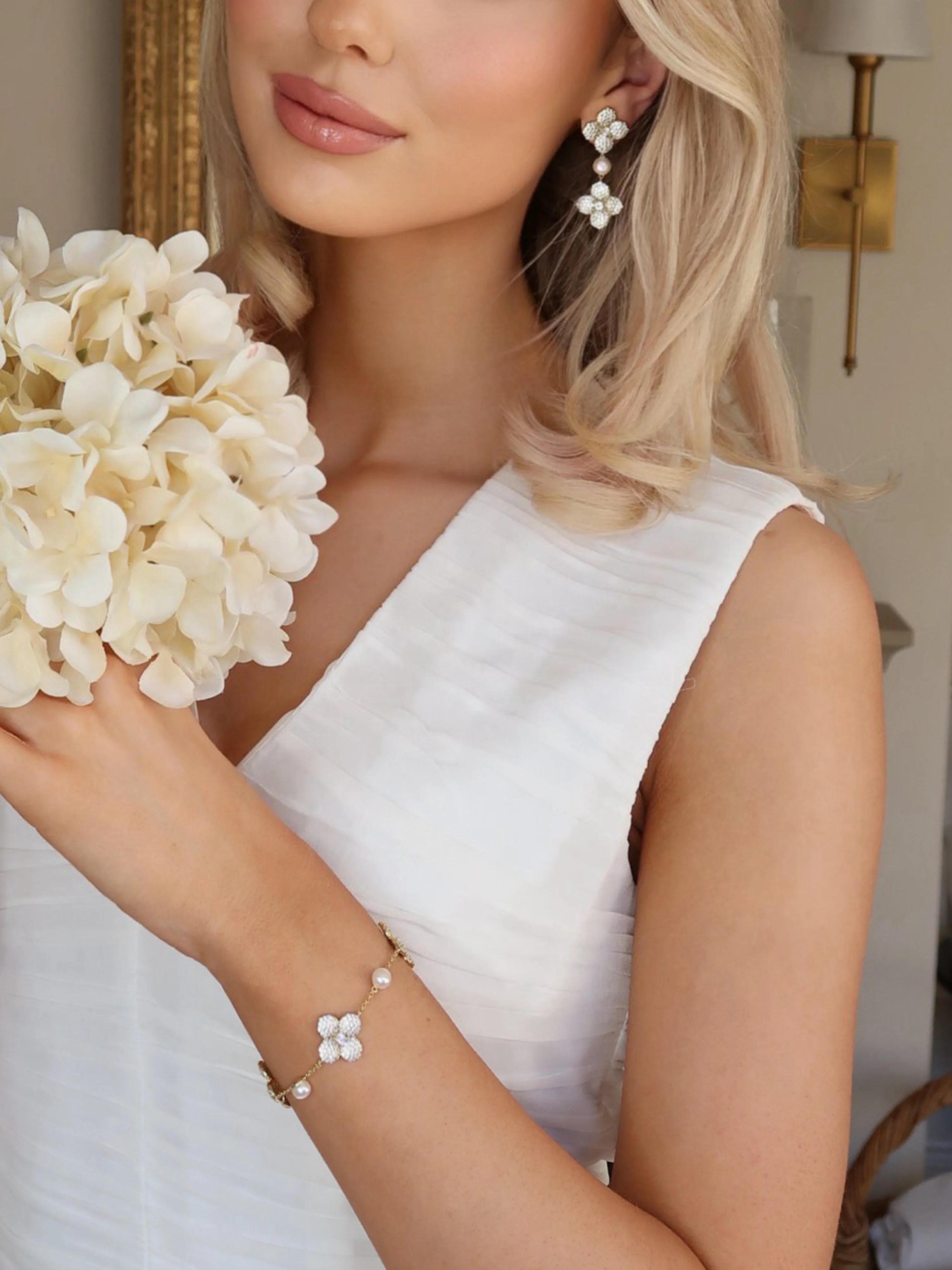 Hydrangea Pearl Bracelet - Image 3
