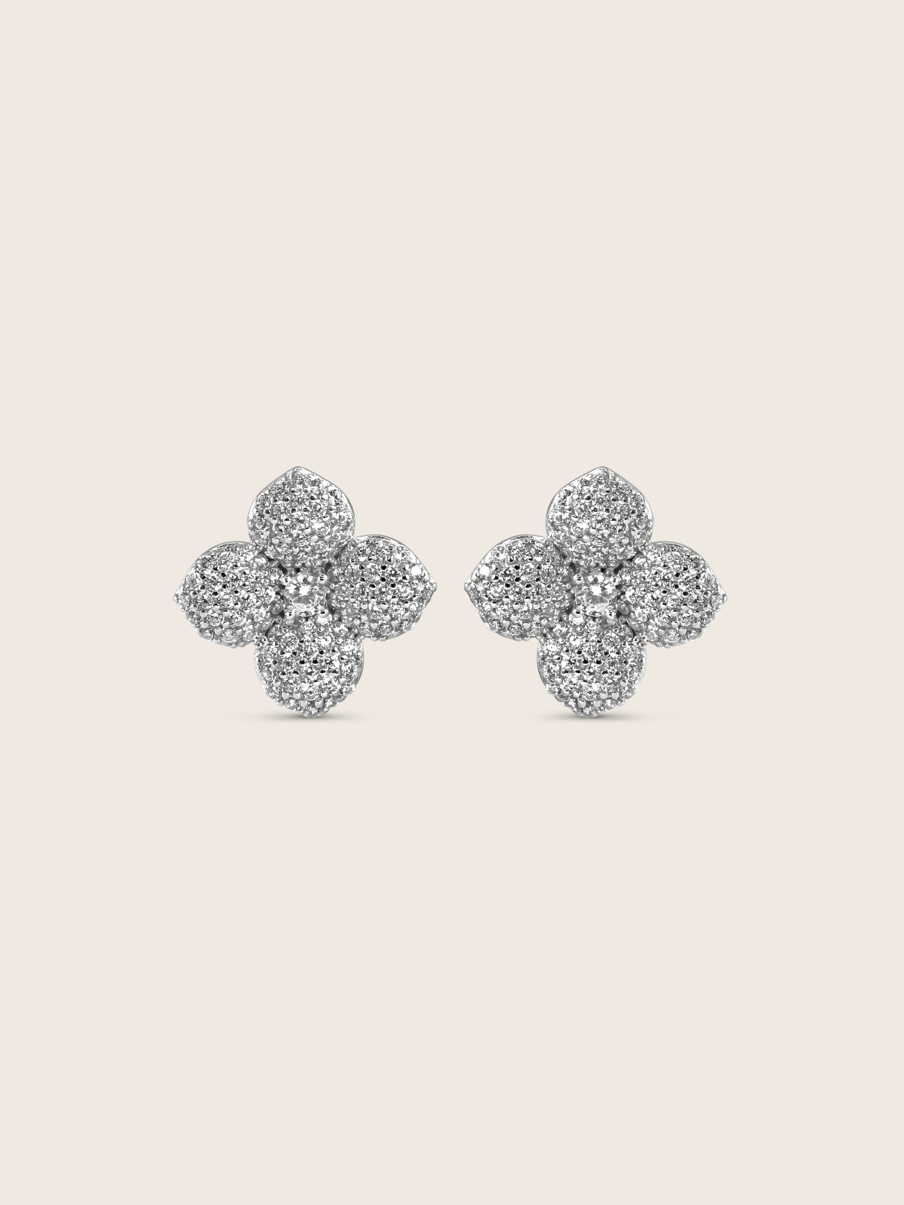 Hydrangea Stud Earrings