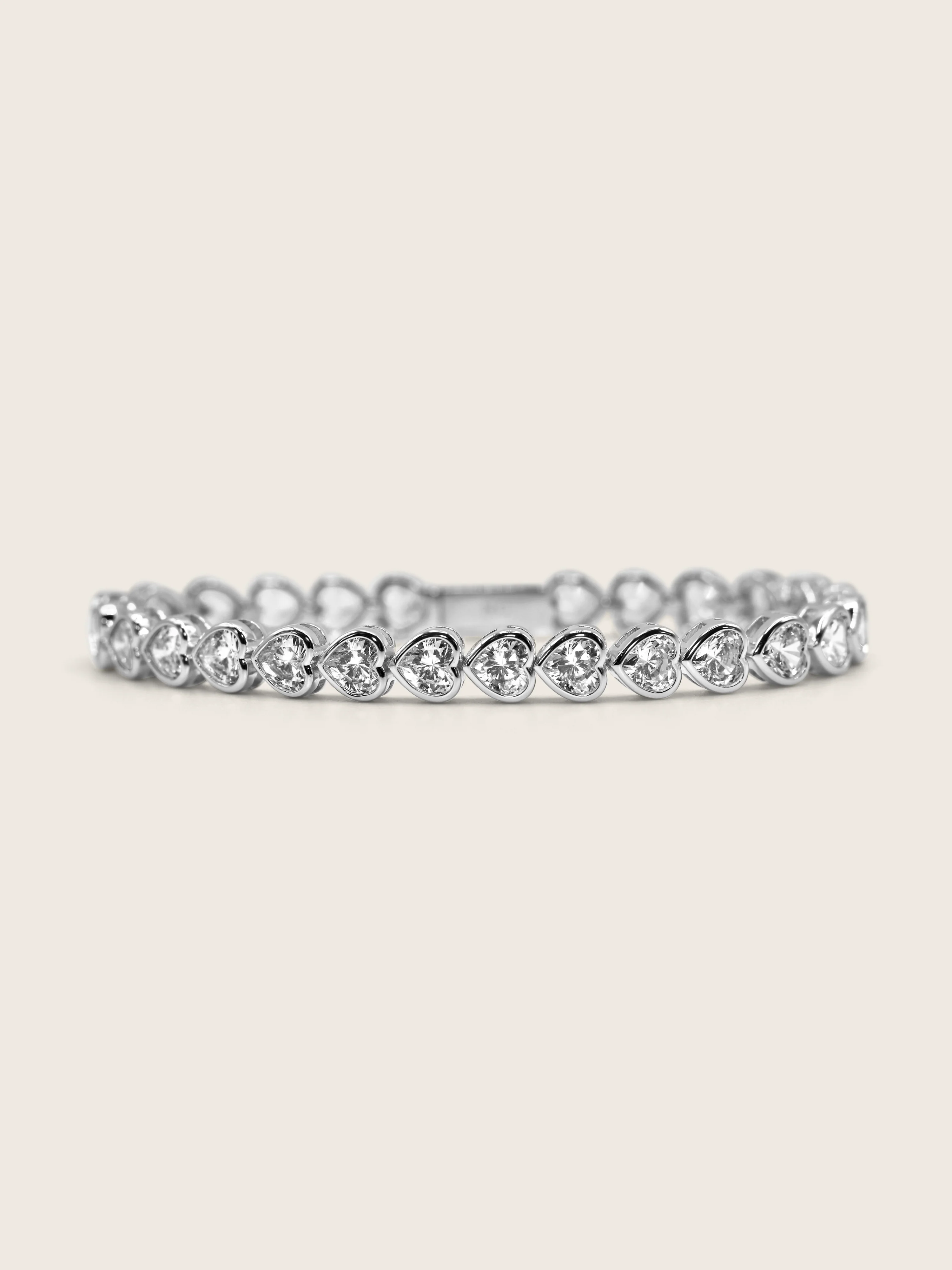 Juliette Heart Tennis Bracelet