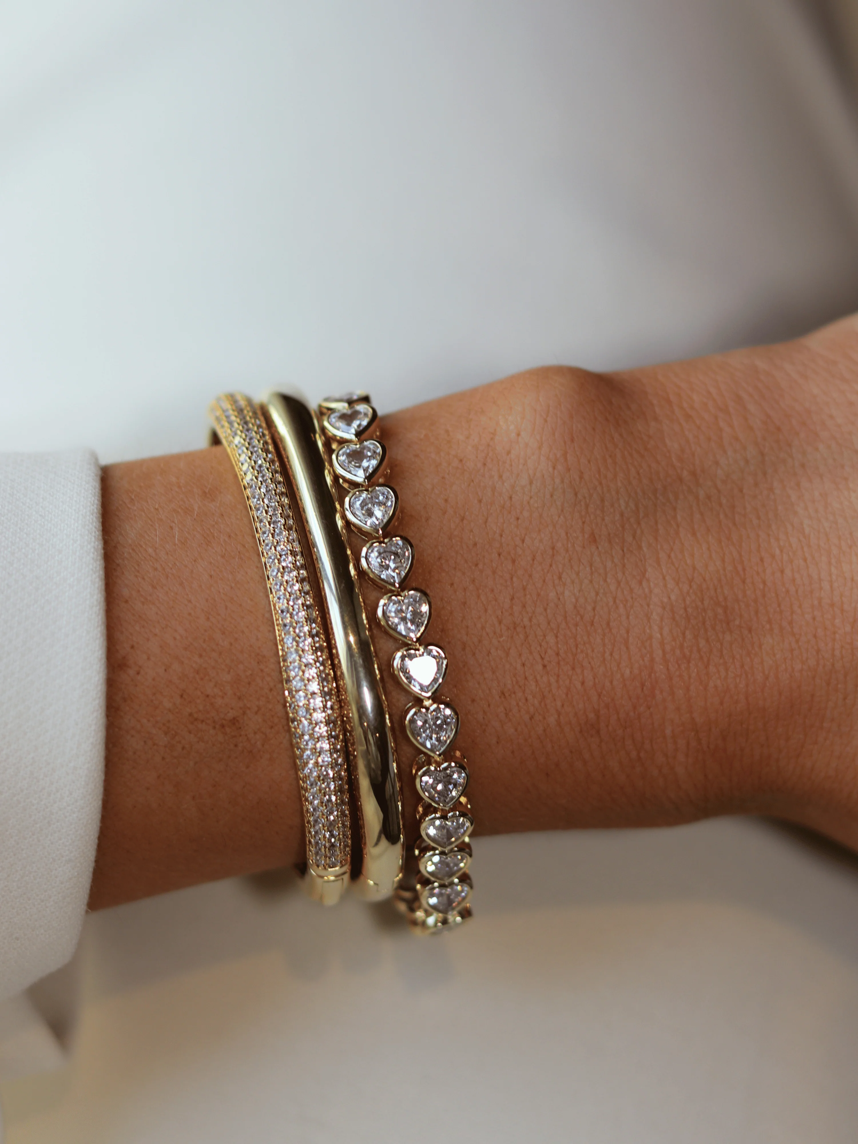 Juliette Heart Tennis Bracelet - Image 3