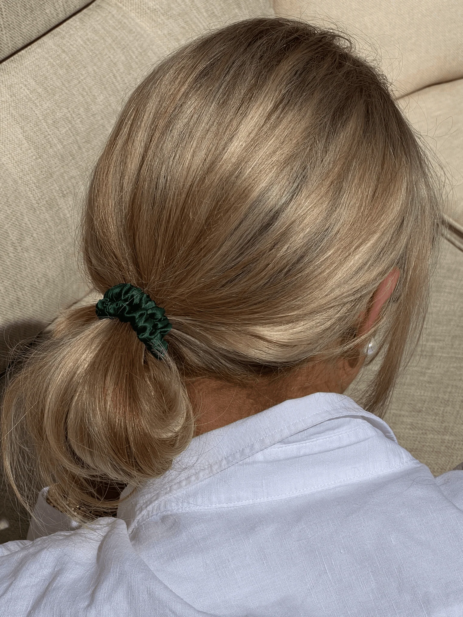 Lawn Tennis Silk Skinny Scrunchies - Image 5