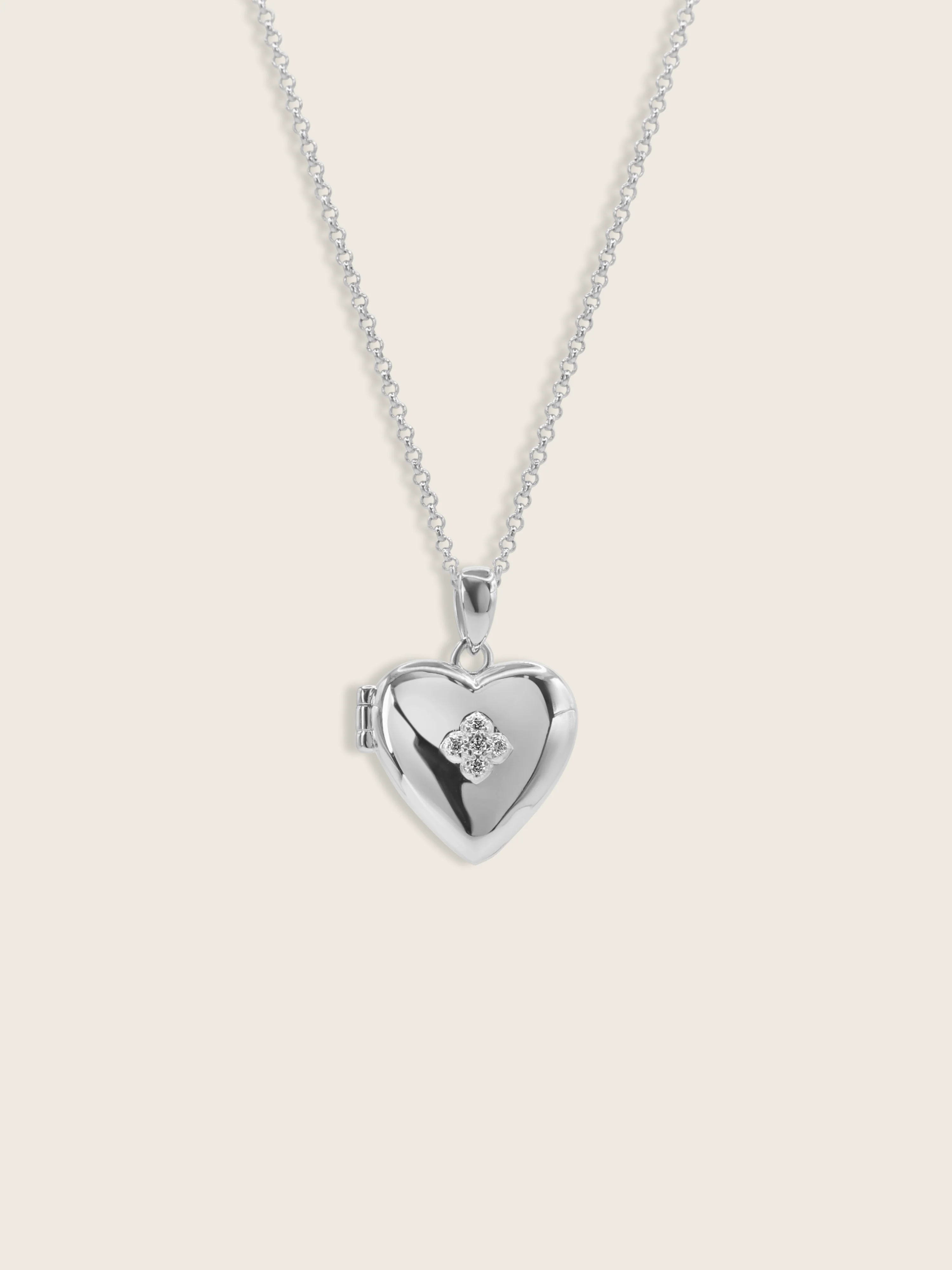 *PRE-ORDER FOR EST. 5TH JUNE* Love Locket Hydrangea Necklace - Image 2