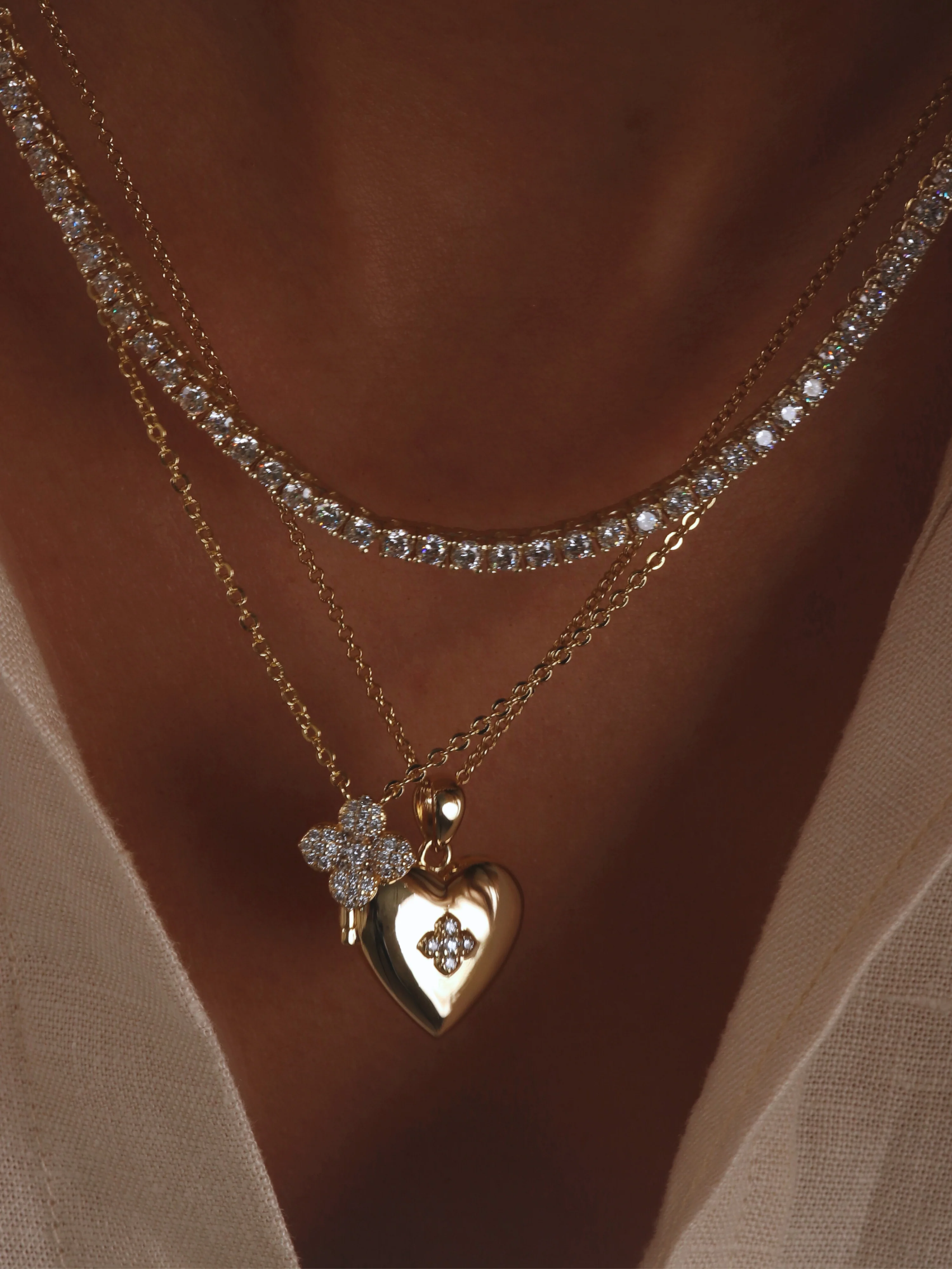 Love Locket Hydrangea Necklace - Image 6