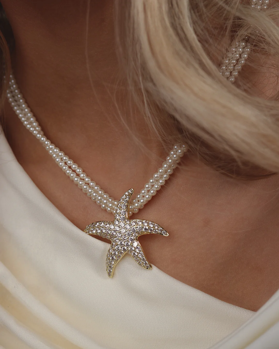 Marina Pearl Necklace - Image 4