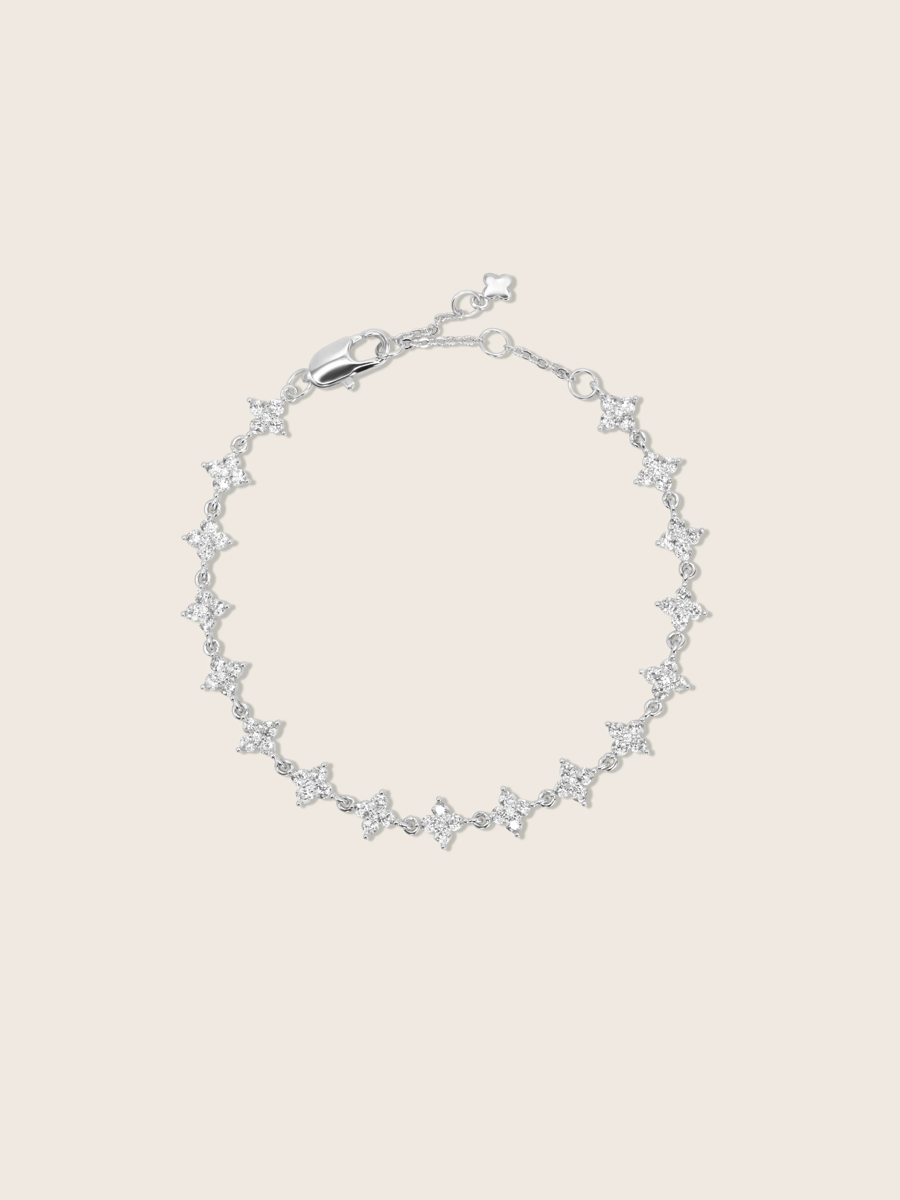 Micro Crystal Hydrangea Bracelet - Image 2