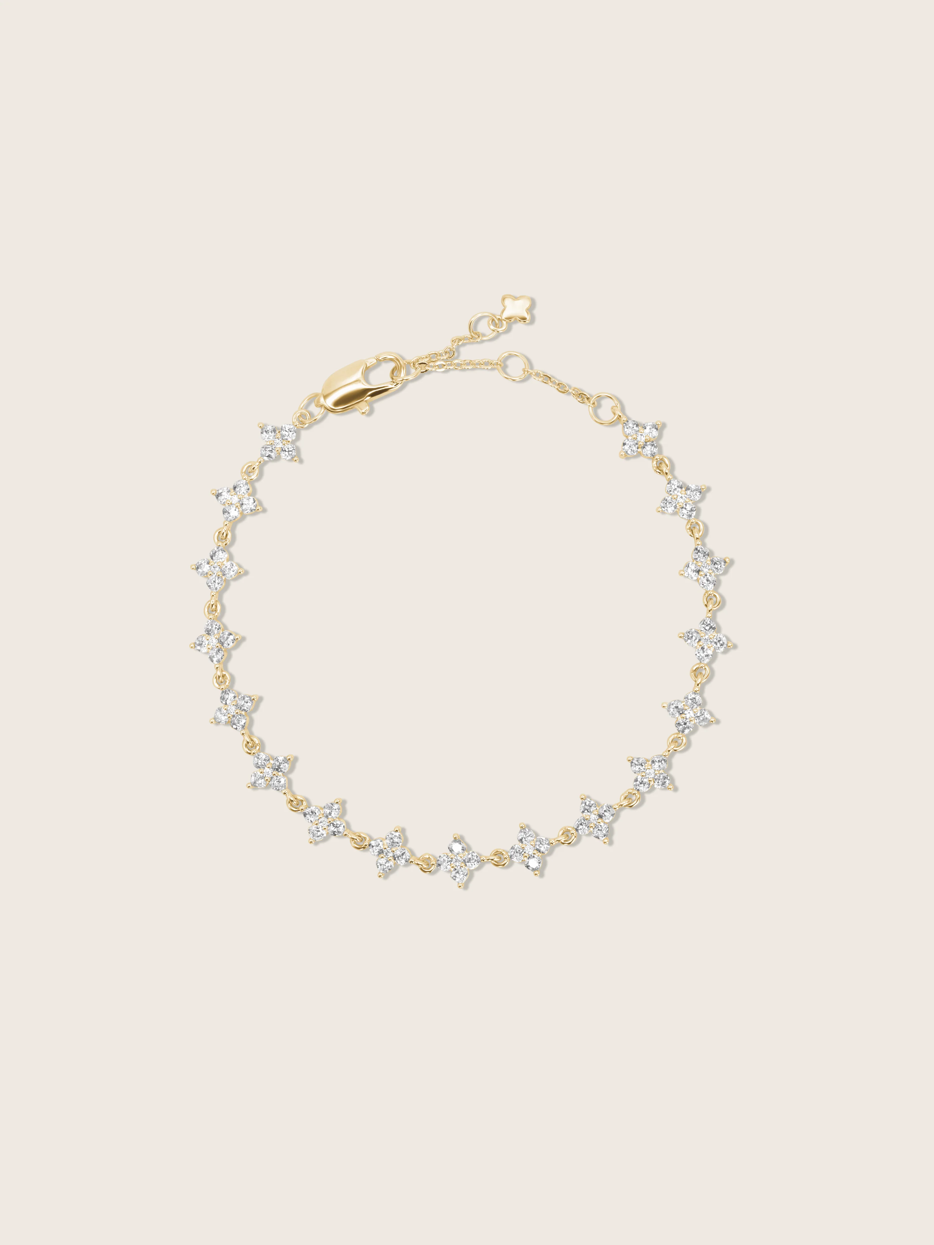Micro Crystal Hydrangea Bracelet - Image 2