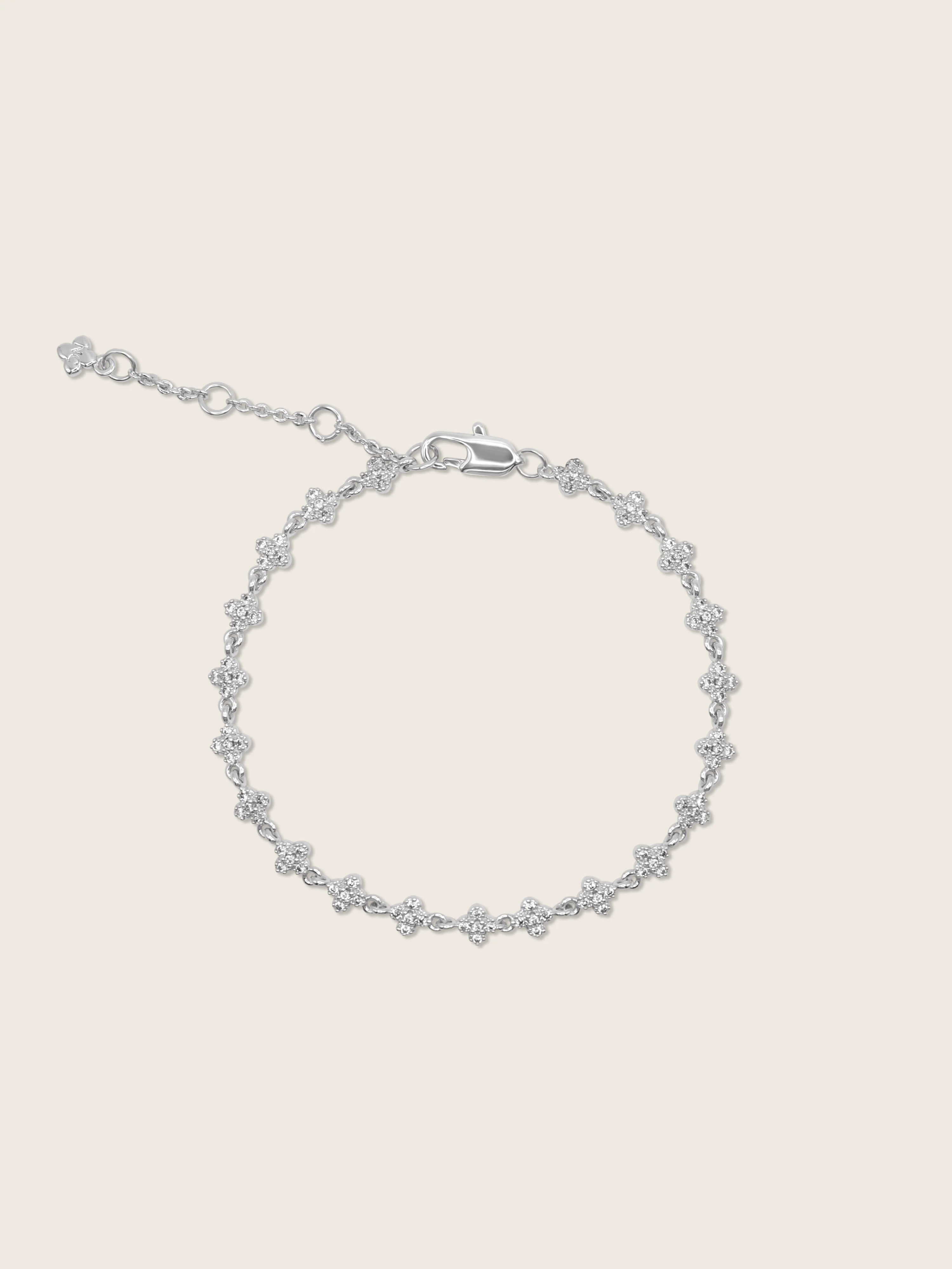 Micro Hydrangea Bracelet - Pavé