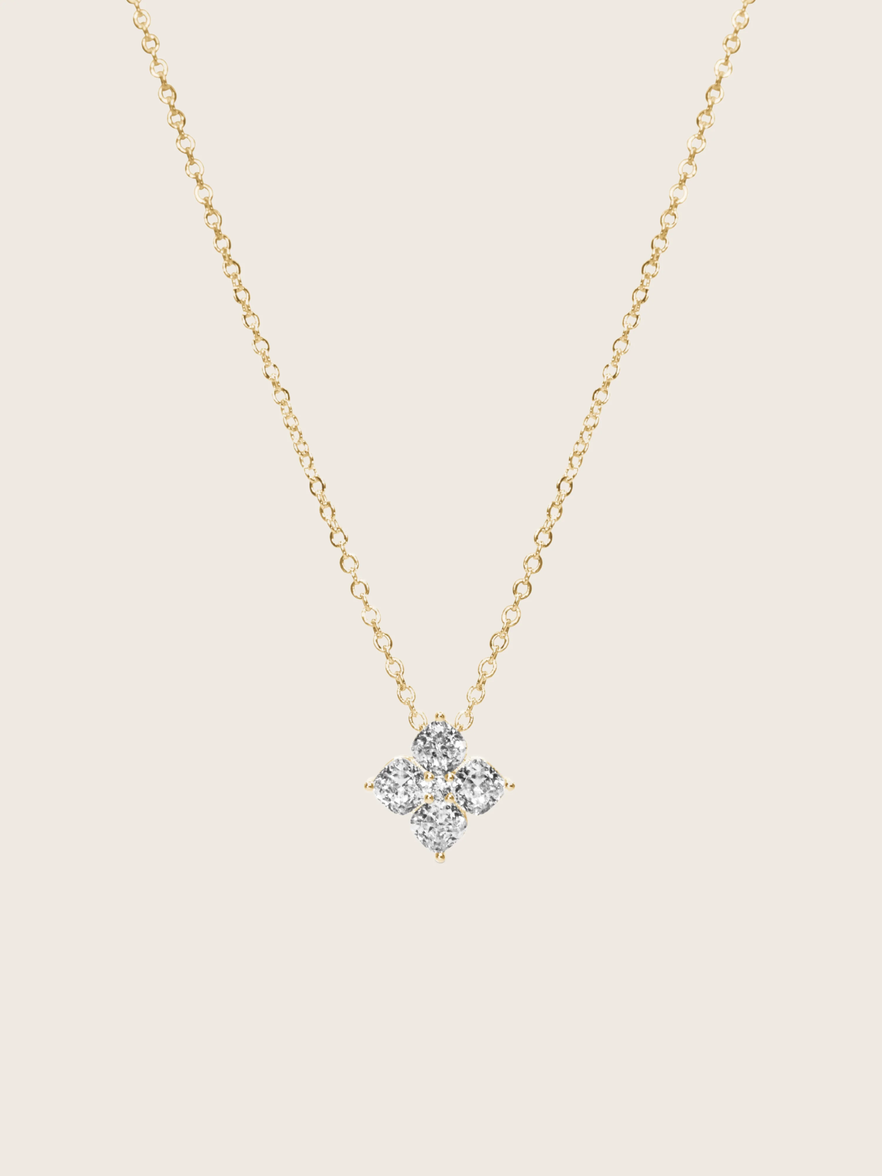 Mini Crystal Hydrangea Necklace - Image 2