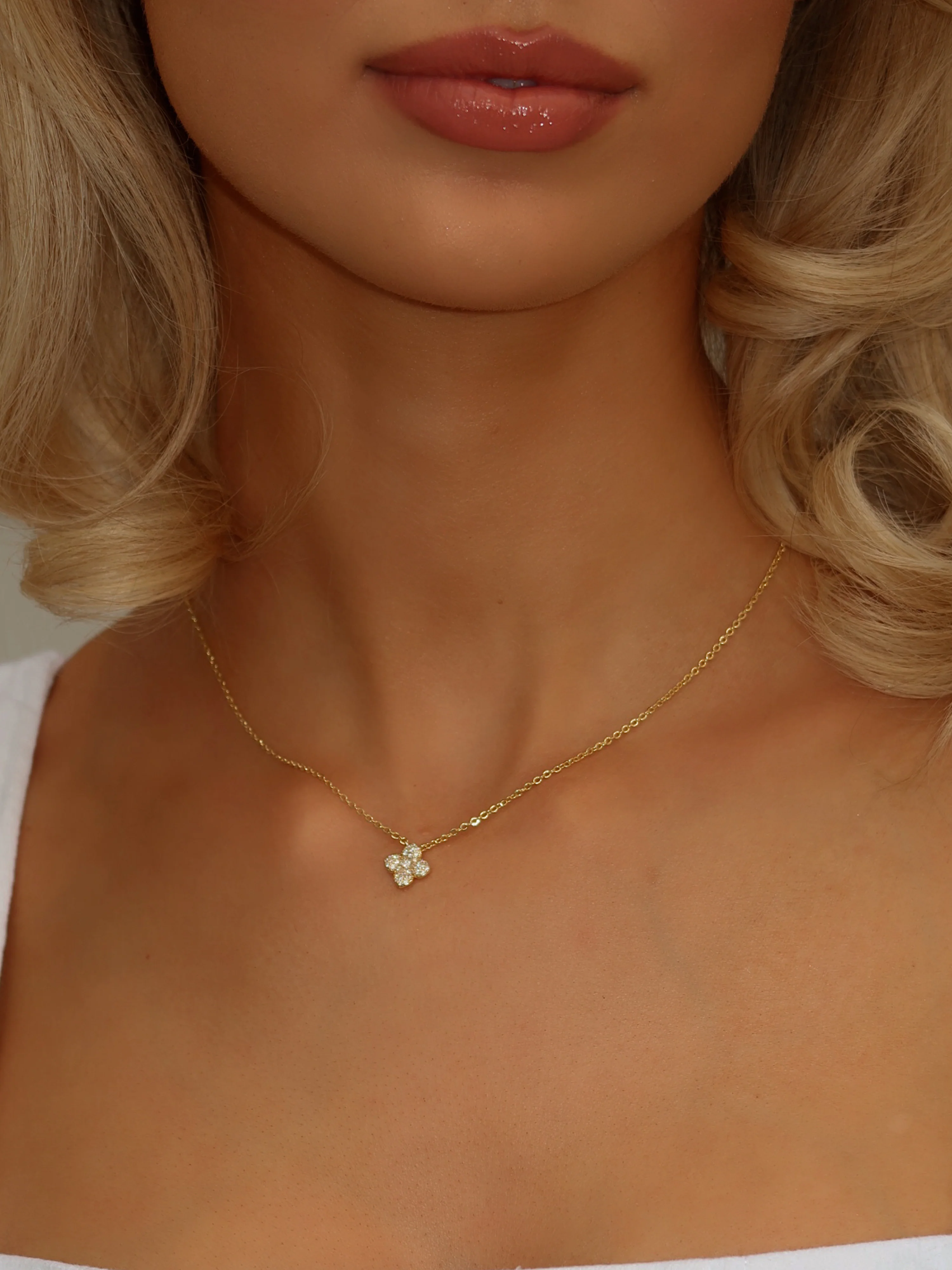 Mini Hydrangea Necklace - Image 3