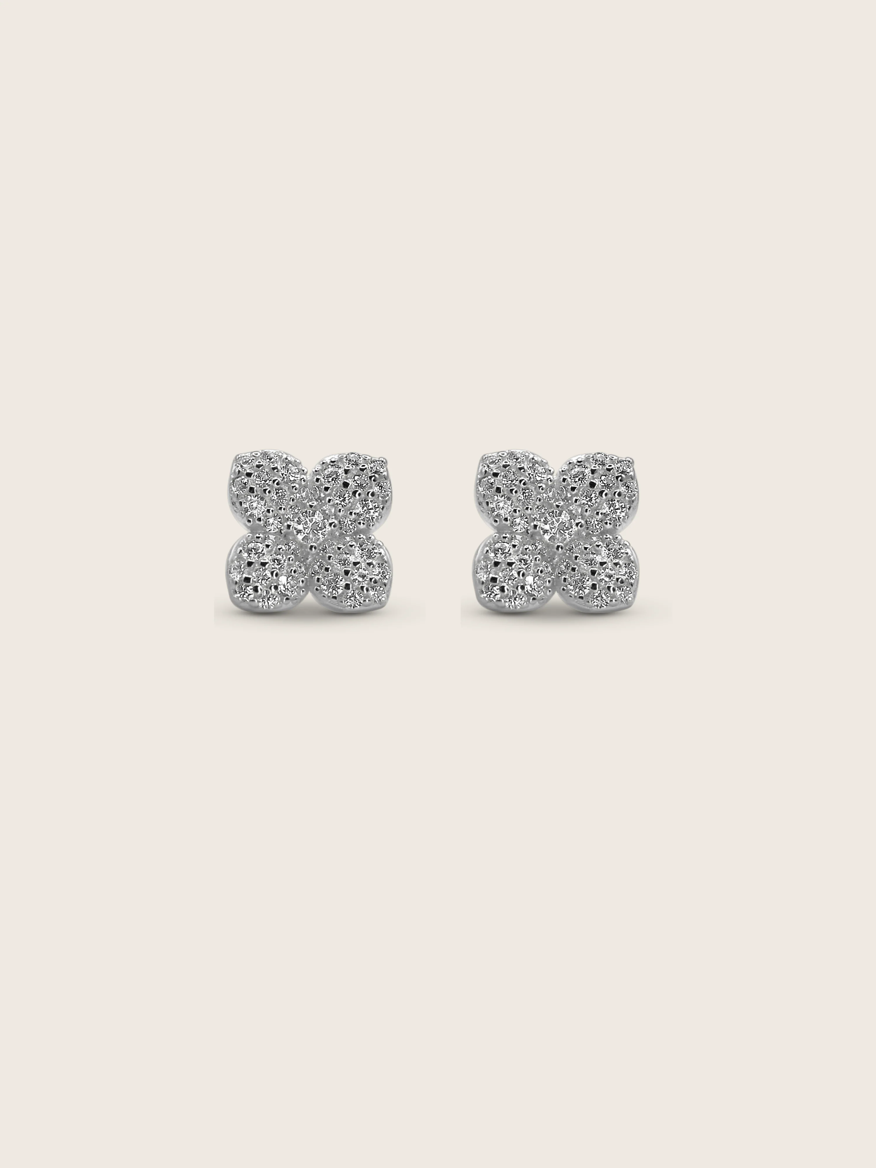 Mini Hydrangea Stud Earrings - Image 2