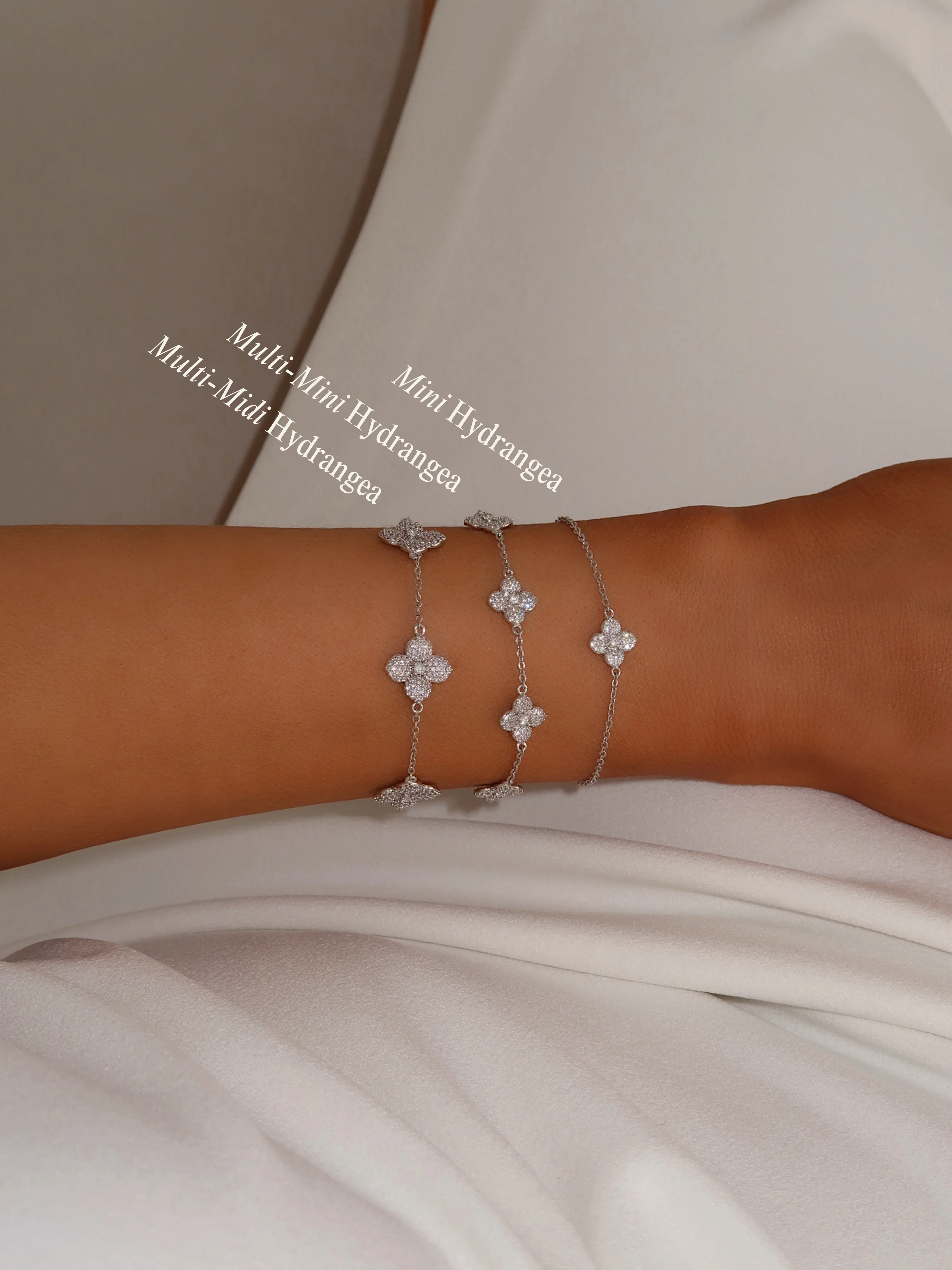 Multi-Mini Hydrangea Bracelet - Image 4