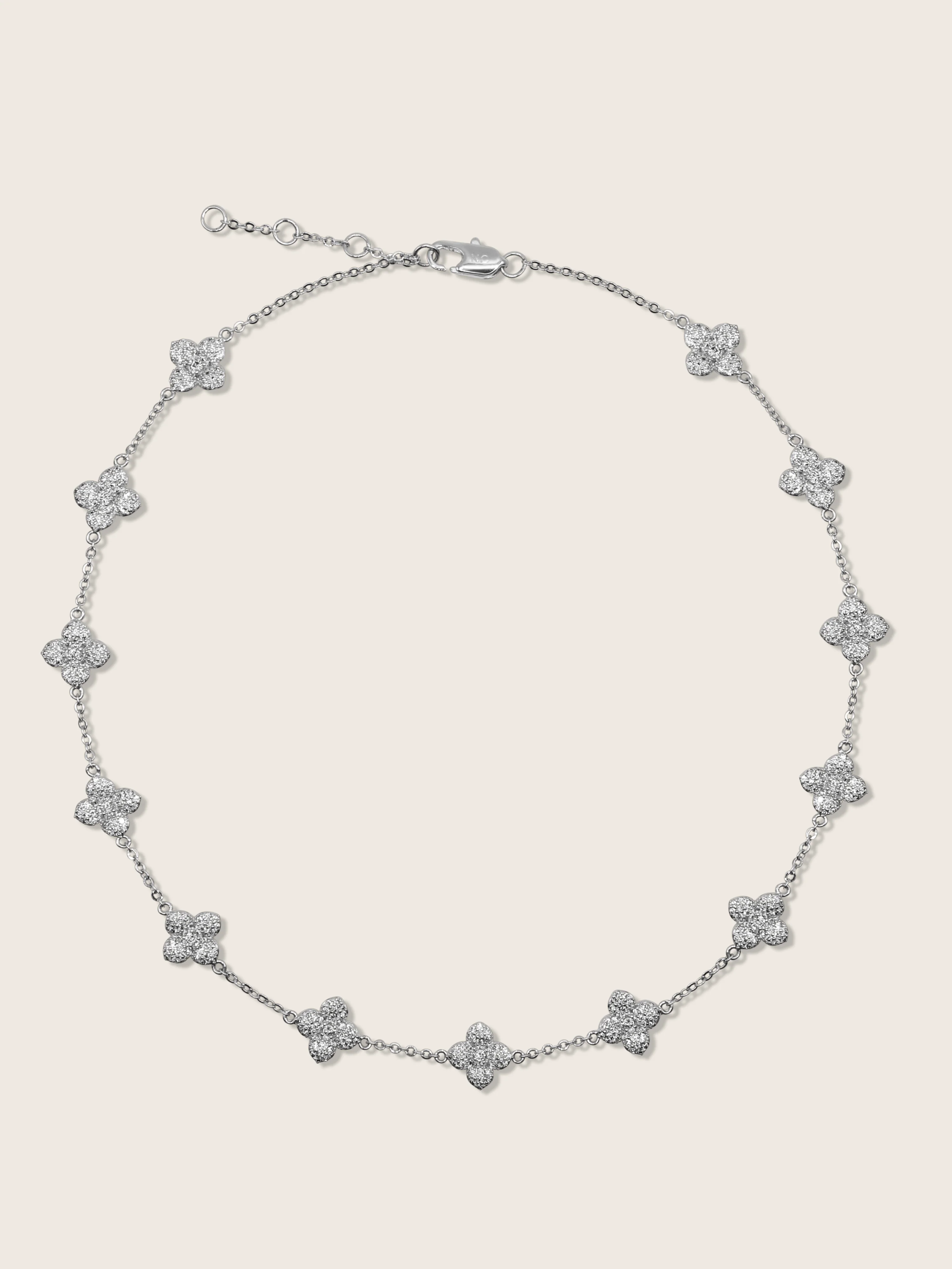 Multi-Mini Hydrangea Necklace - Image 2