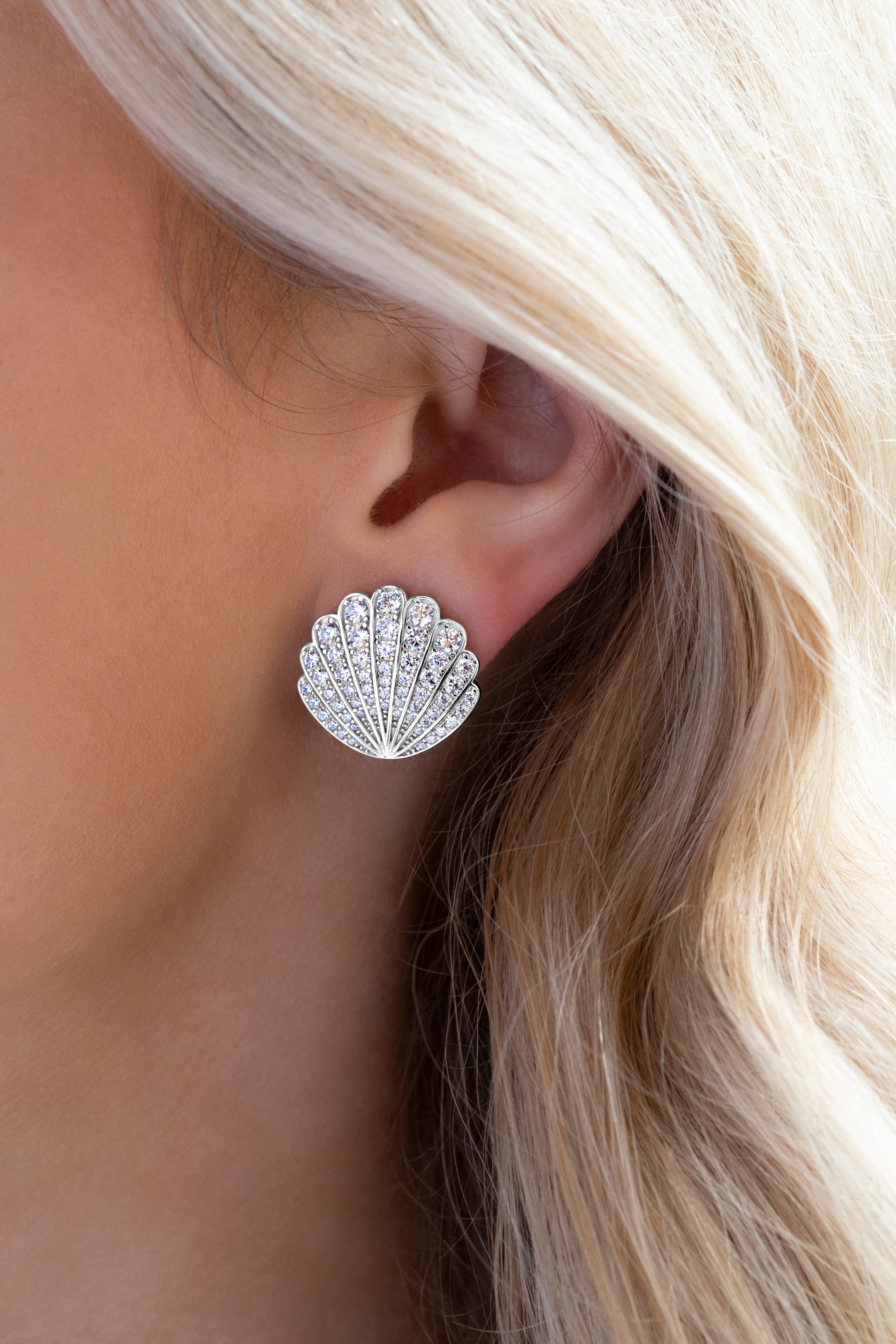 Muriel Pavé Earrings - Image 2