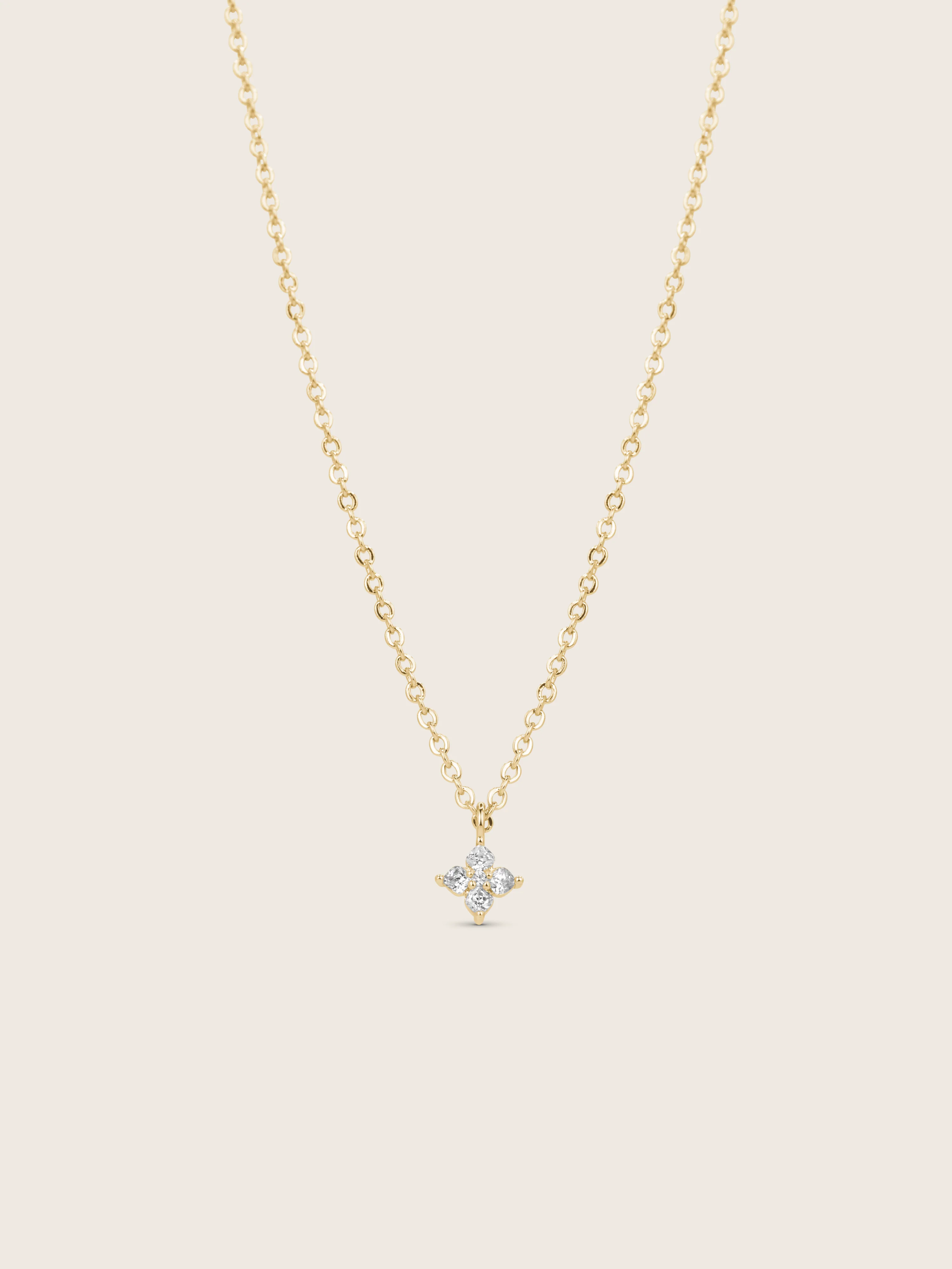 Petite Crystal Hydrangea Necklace - Image 2